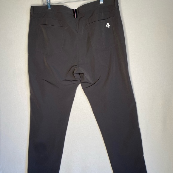 Four Laps Athletic Traverse Pants Mens Size 38x32 Stretch Water Resistant Gray - Picture 6 of 12